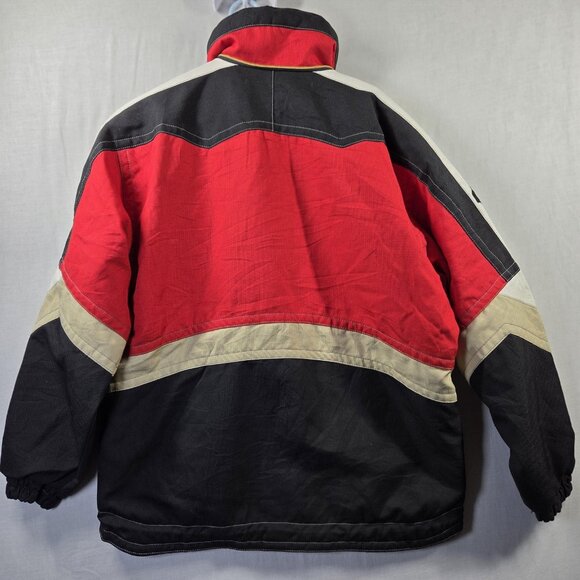 Vintage Descente Seiko Ski Jacket Mens XL Red Black Alpha Thermo Made Japan 80s - Picture 2 of 16
